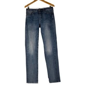 American Eagle Jeans Mens 30x36 Blue Extreme Flex 4 Slim Straight Medium Wash